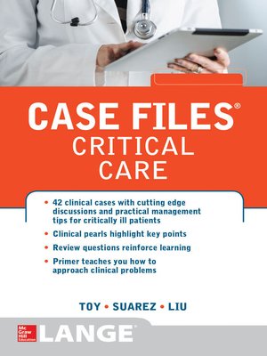cover image of Case Files Critical Care